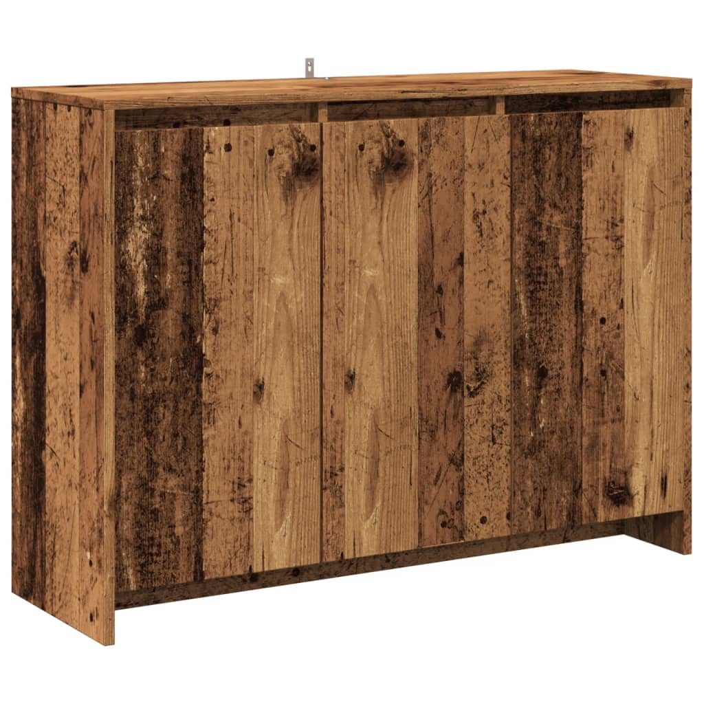 Skjenk gammelt tre 102x33x75 cm konstruert tre