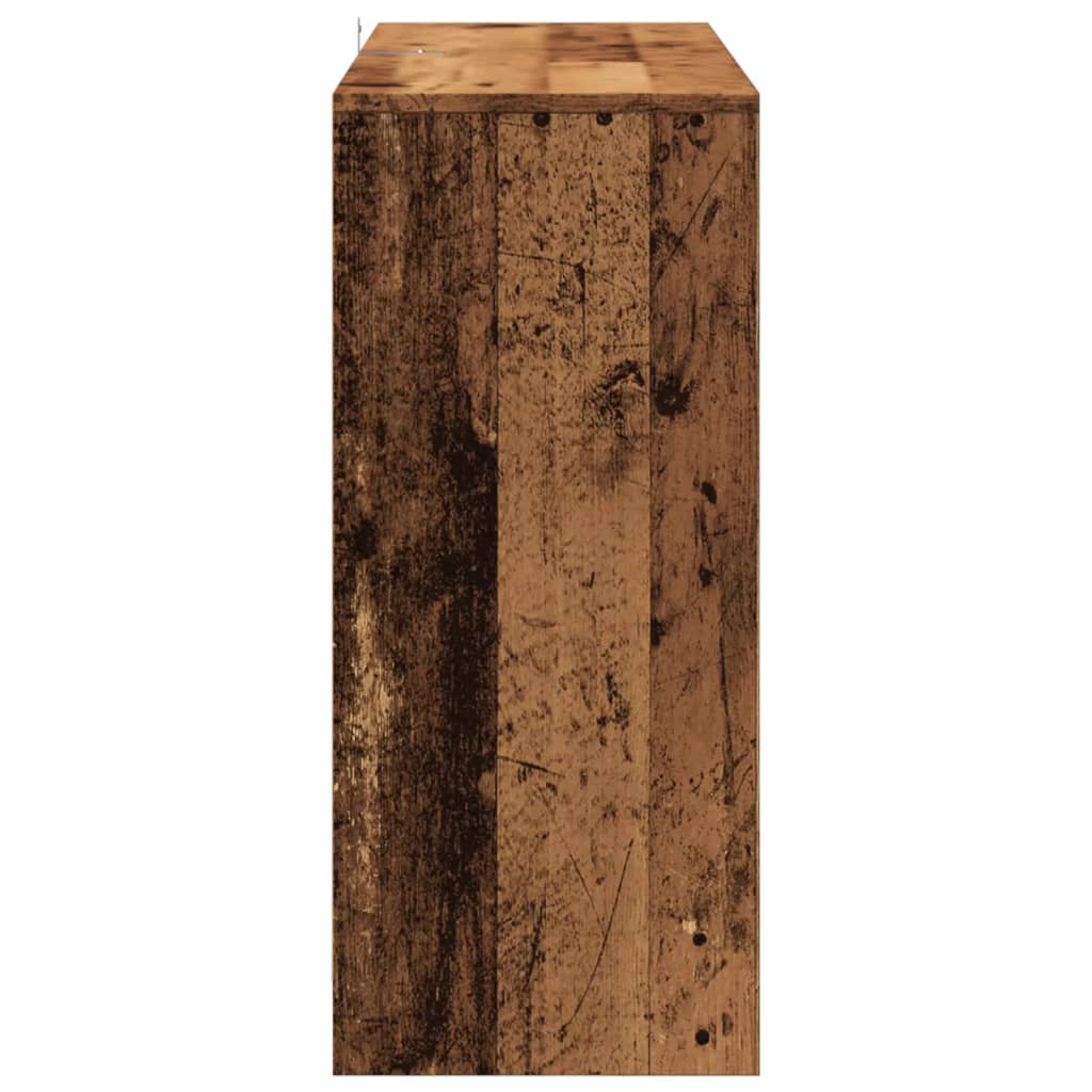 Skjenk gammelt tre 102x33x75 cm konstruert tre