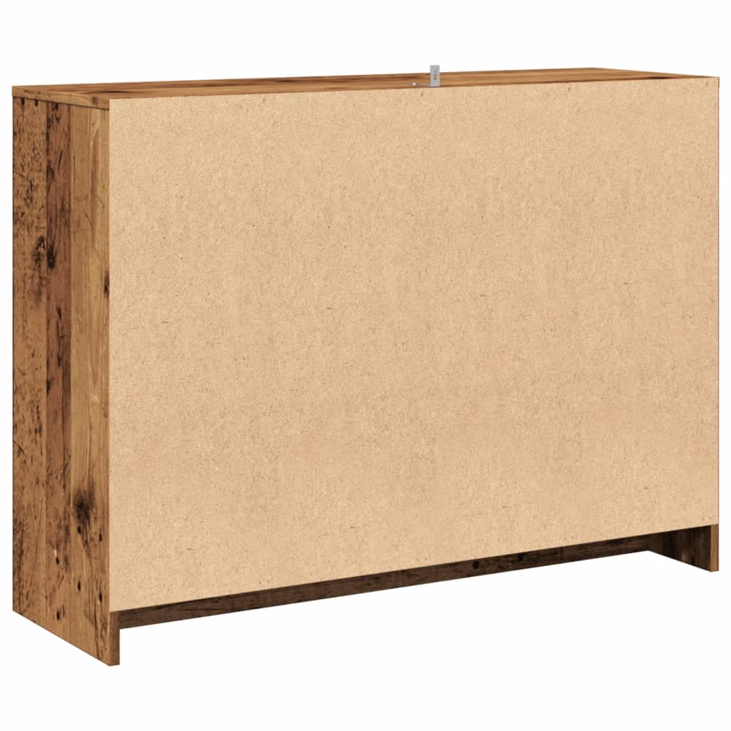 Skjenk gammelt tre 102x33x75 cm konstruert tre