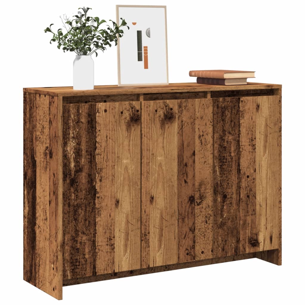 Skjenk gammelt tre 102x33x75 cm konstruert tre