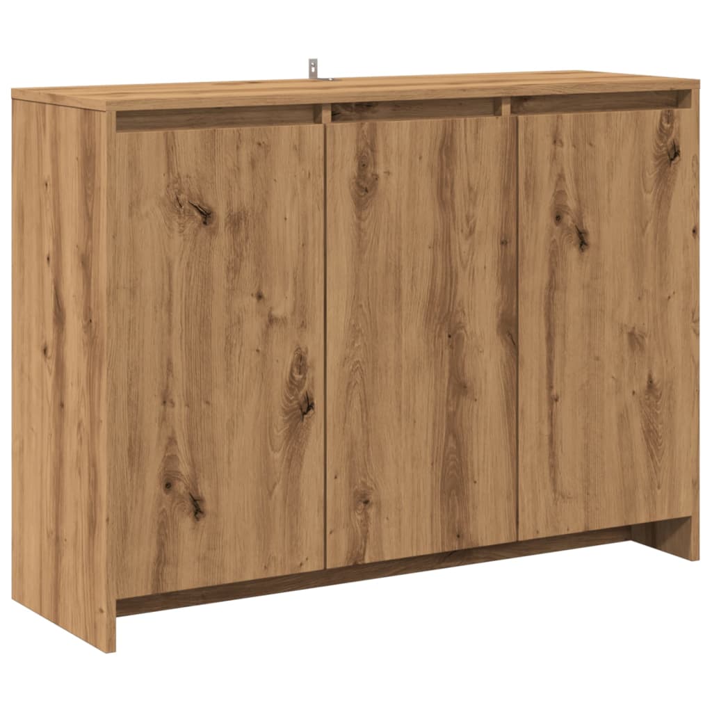Skjenk artisan eik 102x33x75 cm konstruert tre