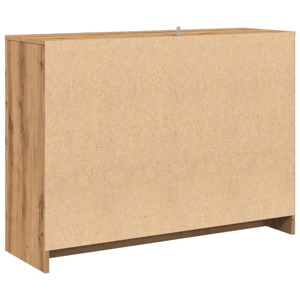 Skjenk artisan eik 102x33x75 cm konstruert tre