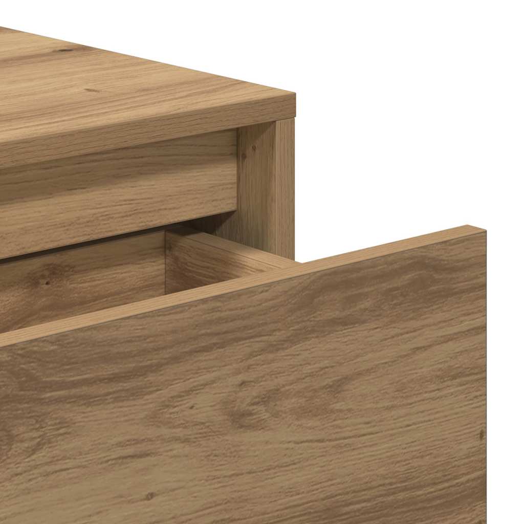 Konsollbord artisan eik 100x35x76,5 cm konstruert tre