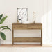 Konsollbord artisan eik 100x35x76,5 cm konstruert tre