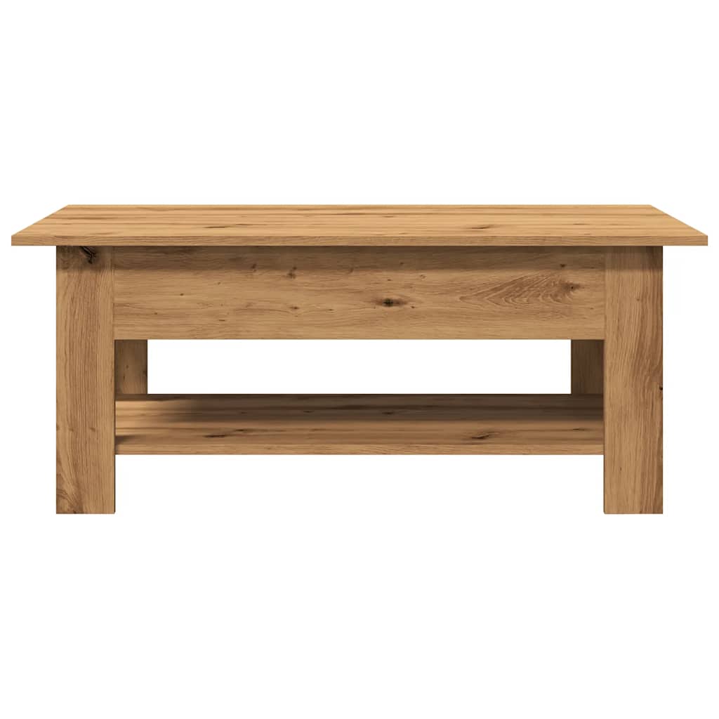 Salongbord artisan eik 102x55x42 cm konstruert tre