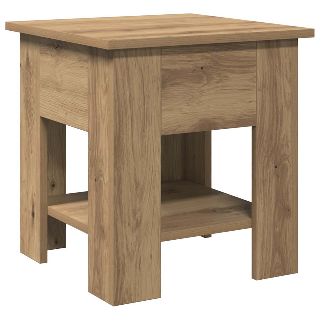 Salongbord artisan eik 40x40x42 cm konstruert tre
