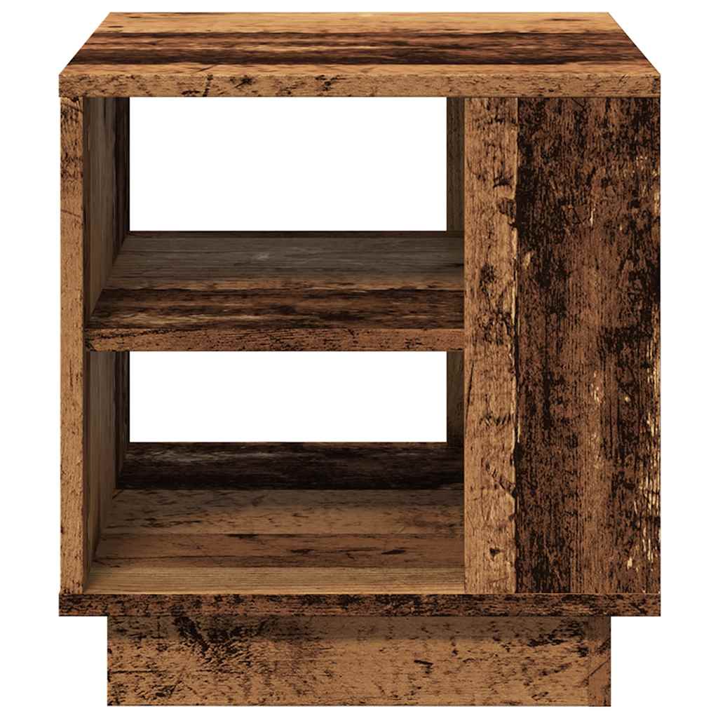 Salongbord gammelt tre 40x40x43 cm konstruert tre