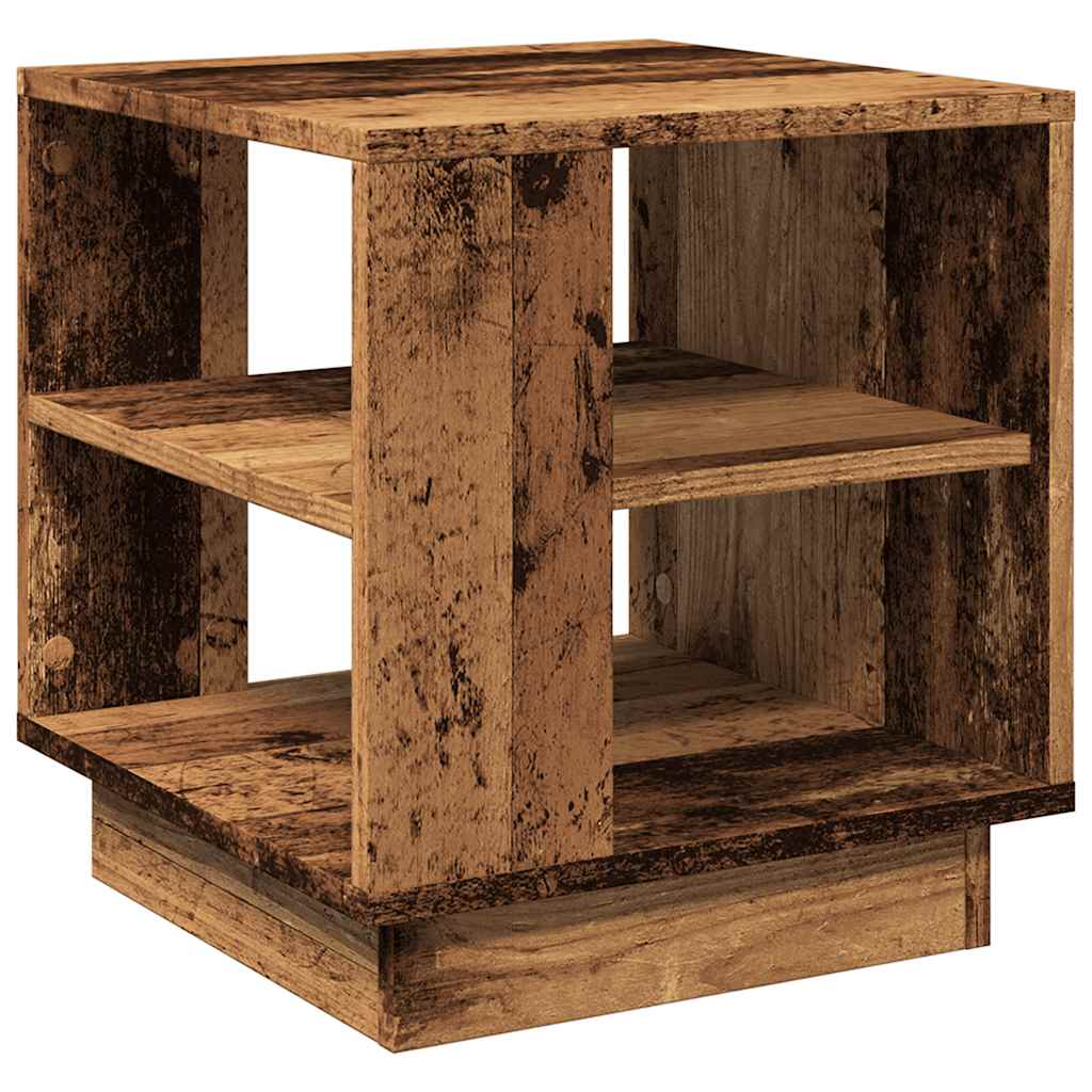 Salongbord gammelt tre 40x40x43 cm konstruert tre