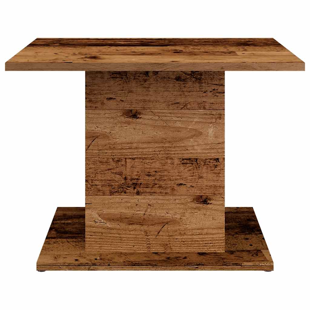Salongbord gammelt tre 55,5x55,5x40 cm konstruert tre