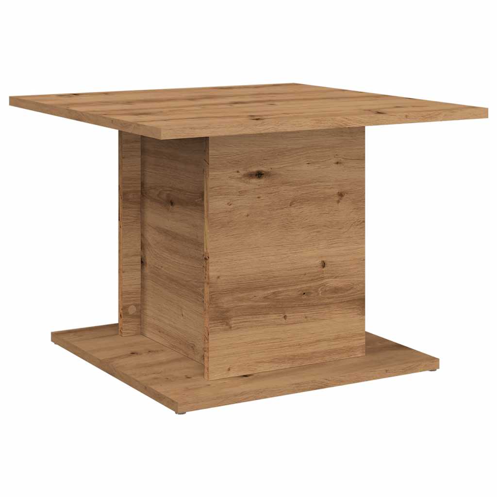 Salongbord artisan eik 55,5x55,5x40 cm konstruert tre