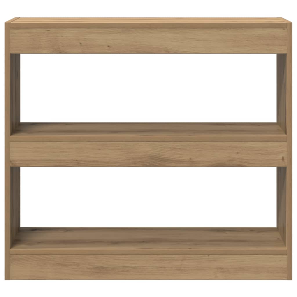 Bokhylle/romdeler artisan eik 80x30x72 cm vidaXL