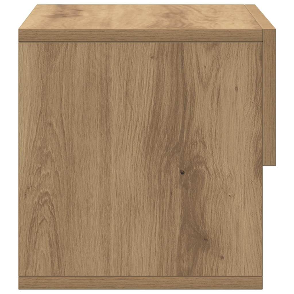 Veggmonterte nattbord 2 stk artisan eik