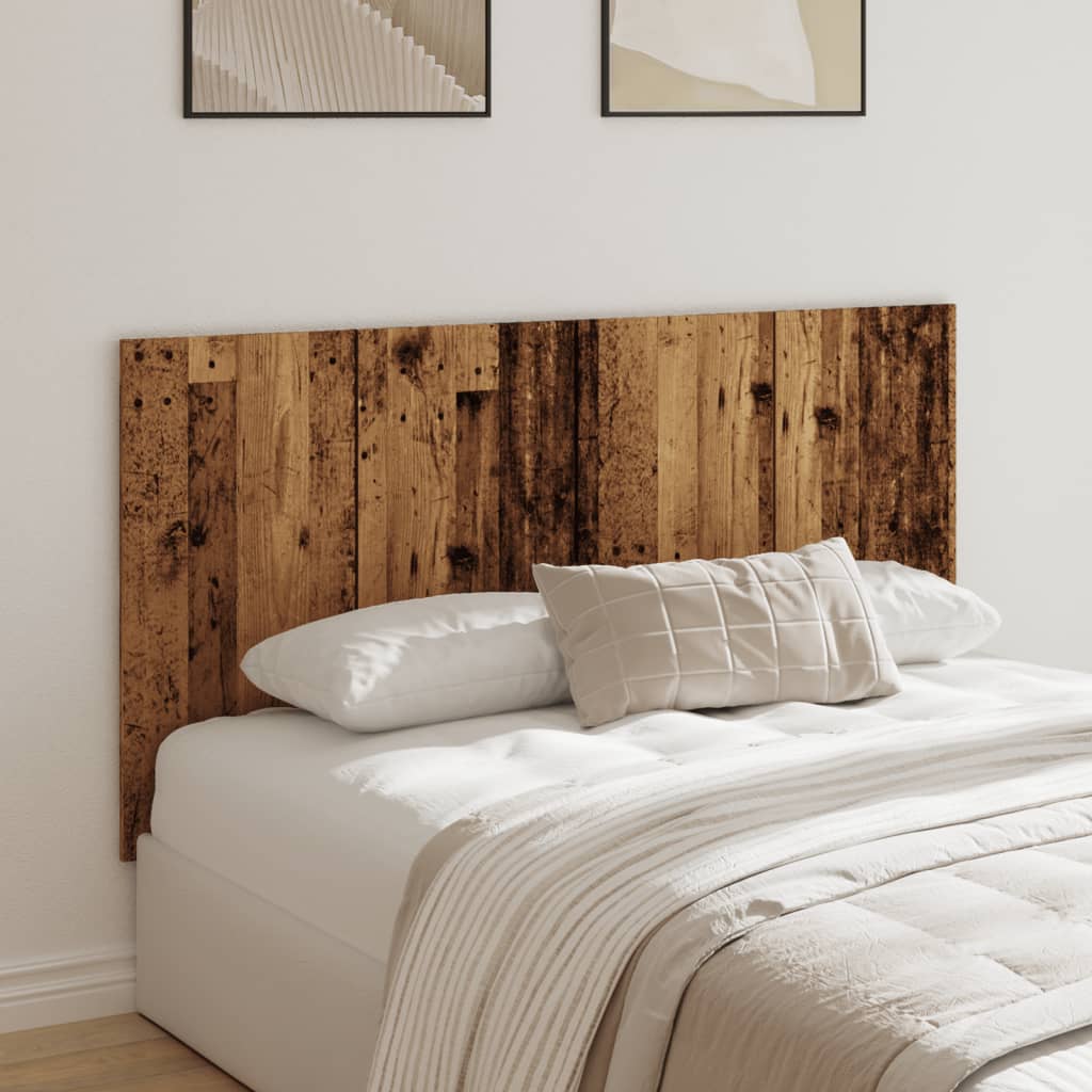 Sengegavl gammelt tre 160x1,5x80 cm konstruert tre
