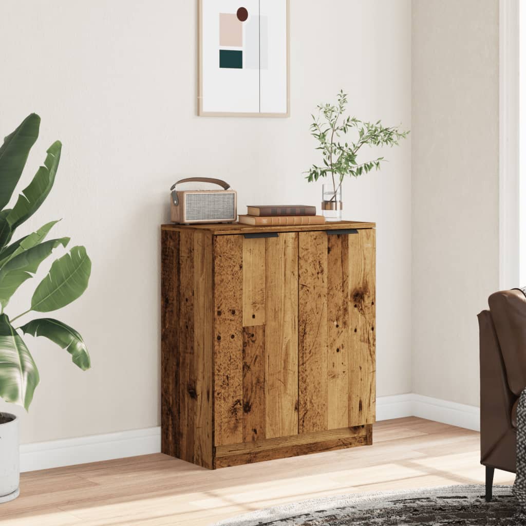 Skjenk gammelt tre 60x30x70 cm konstruert tre vidaXL
