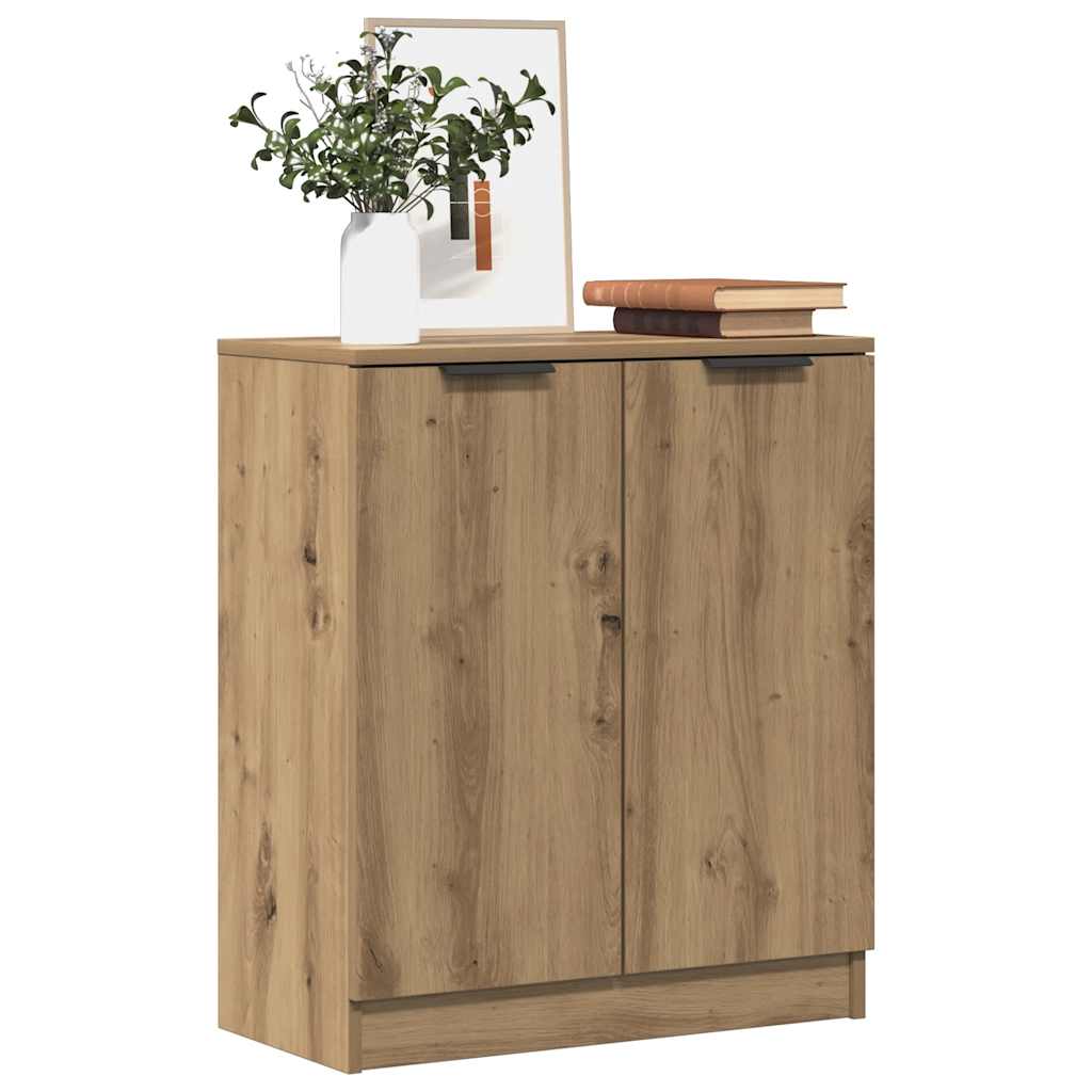 Skjenk artisan eik 60x30x70 cm konstruert tre vidaXL