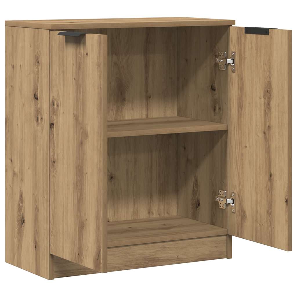 Skjenk artisan eik 60x30x70 cm konstruert tre vidaXL