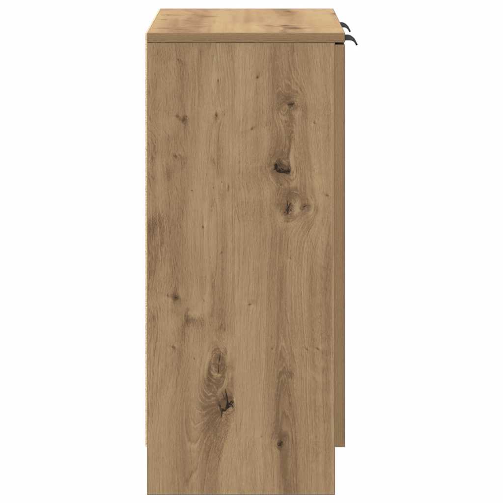 Skjenk artisan eik 60x30x70 cm konstruert tre vidaXL