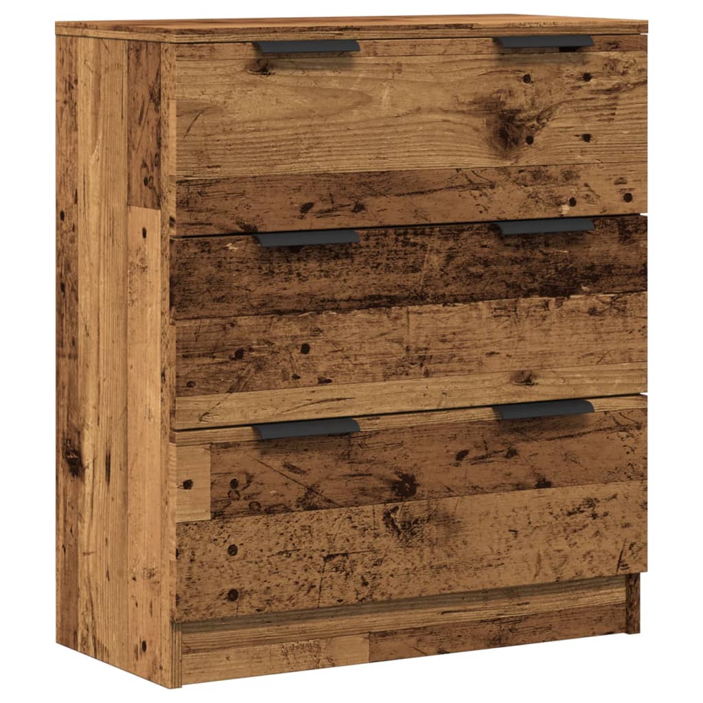 Skjenk gammelt tre 60x30x70 cm konstruert tre