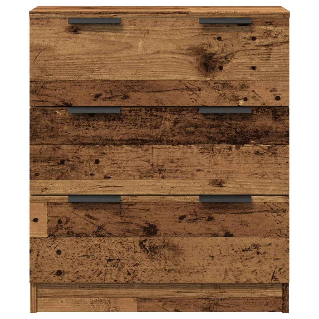 Skjenk gammelt tre 60x30x70 cm konstruert tre
