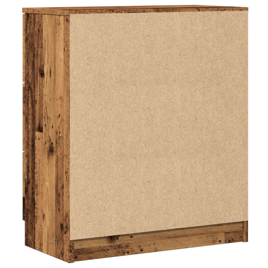 Skjenk gammelt tre 60x30x70 cm konstruert tre