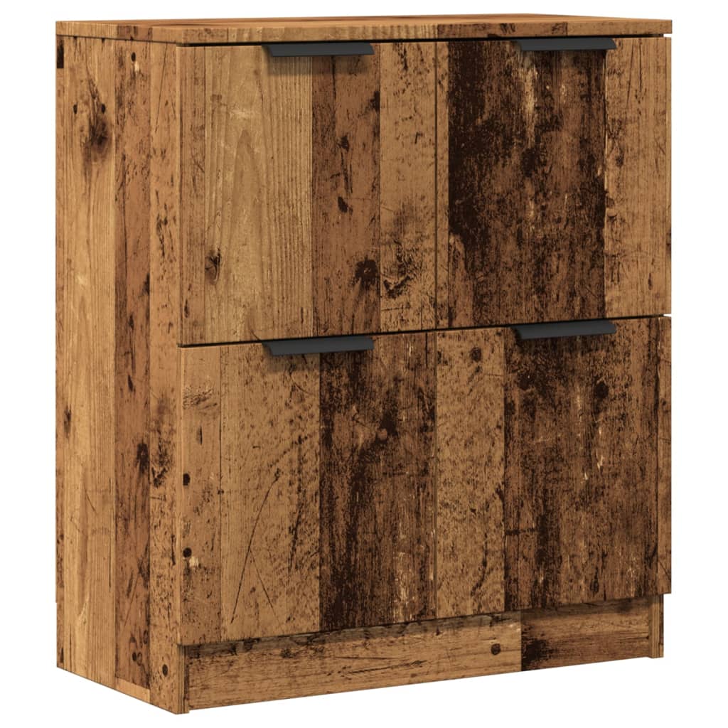 Skjenk gammelt tre 60x30x70 cm konstruert tre