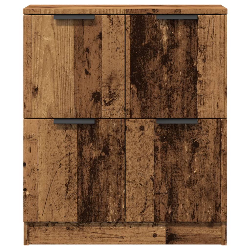 Skjenk gammelt tre 60x30x70 cm konstruert tre