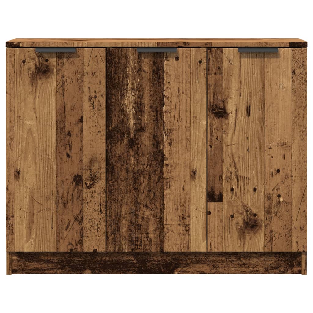 Skjenk gammelt tre 90,5x30x70 cm konstruert tre