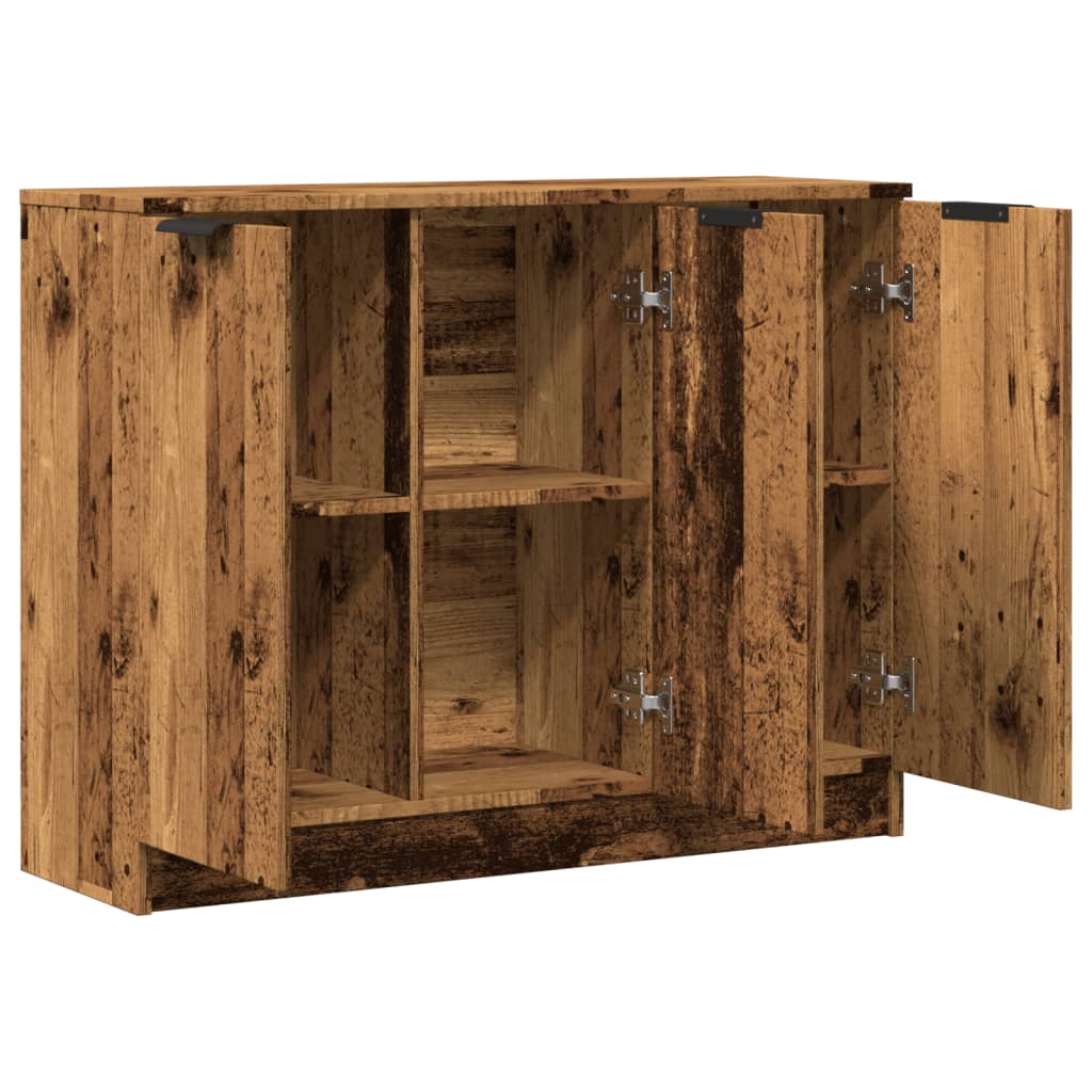 Skjenk gammelt tre 90,5x30x70 cm konstruert tre