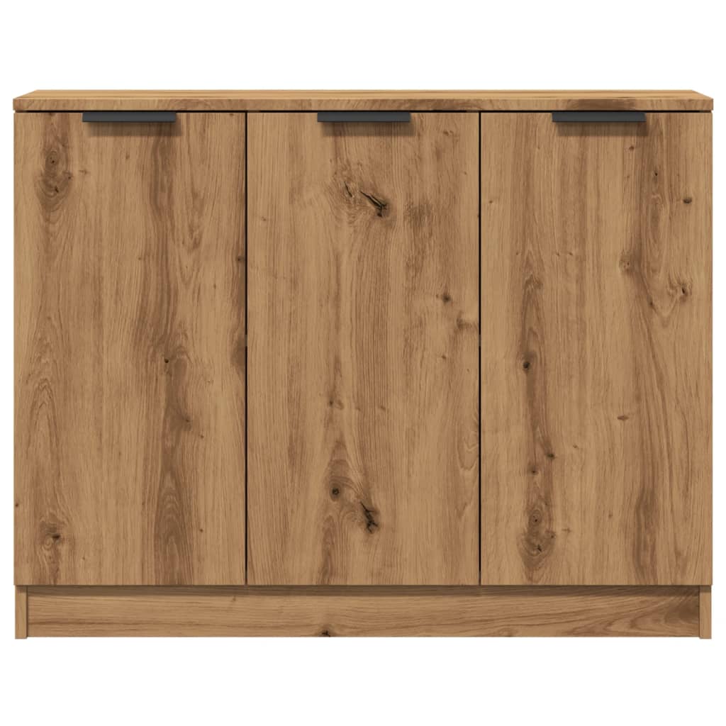 Skjenk artisan eik 90,5x30x70 cm konstruert tre