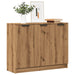 Skjenk artisan eik 90,5x30x70 cm konstruert tre