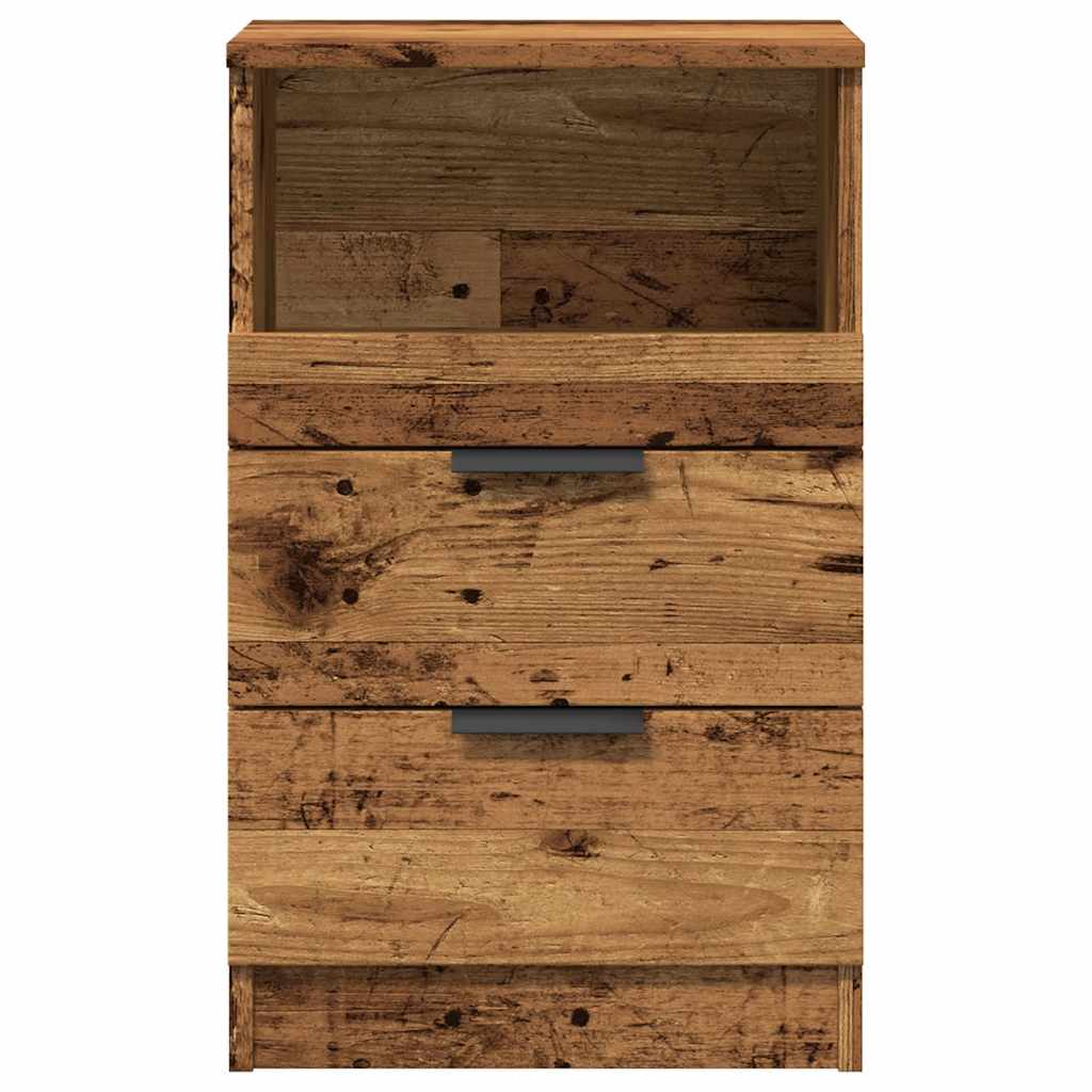 Nattbord gammelt tre 40x36x65 cm konstruert tre