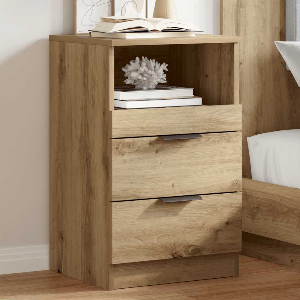 Nattbord artisan eik 40x36x65 cm konstruert tre