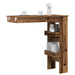 Veggmontert barbord gammelt tre 102x45x103,5 cm konstruert tre