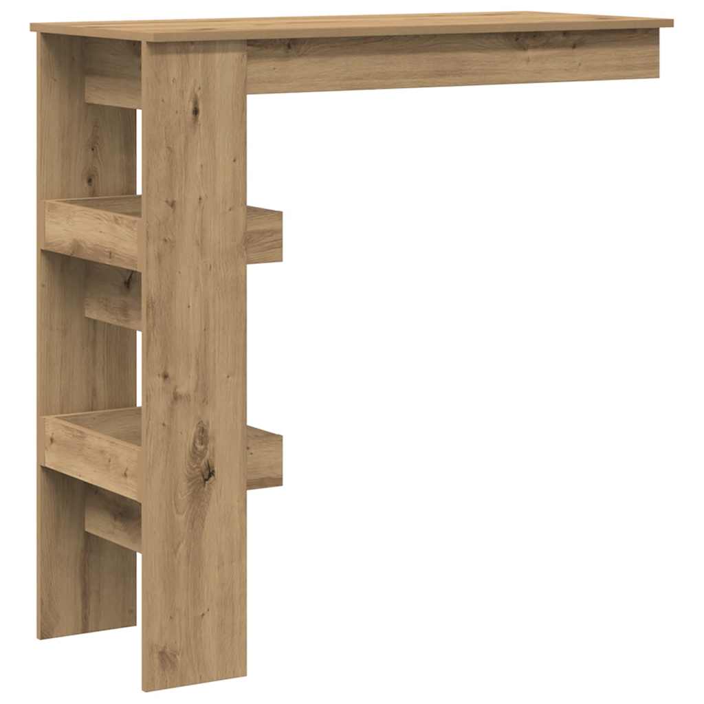 Veggmontert barbord artisan eik 102x45x103,5 cm konstruert tre