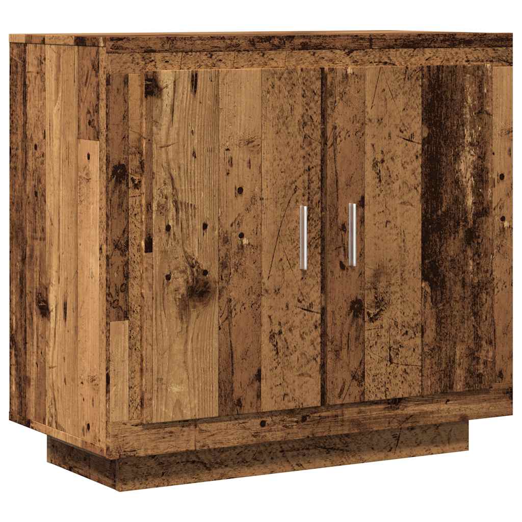 Skjenk gammelt tre 80x40x75 cm konstruert tre