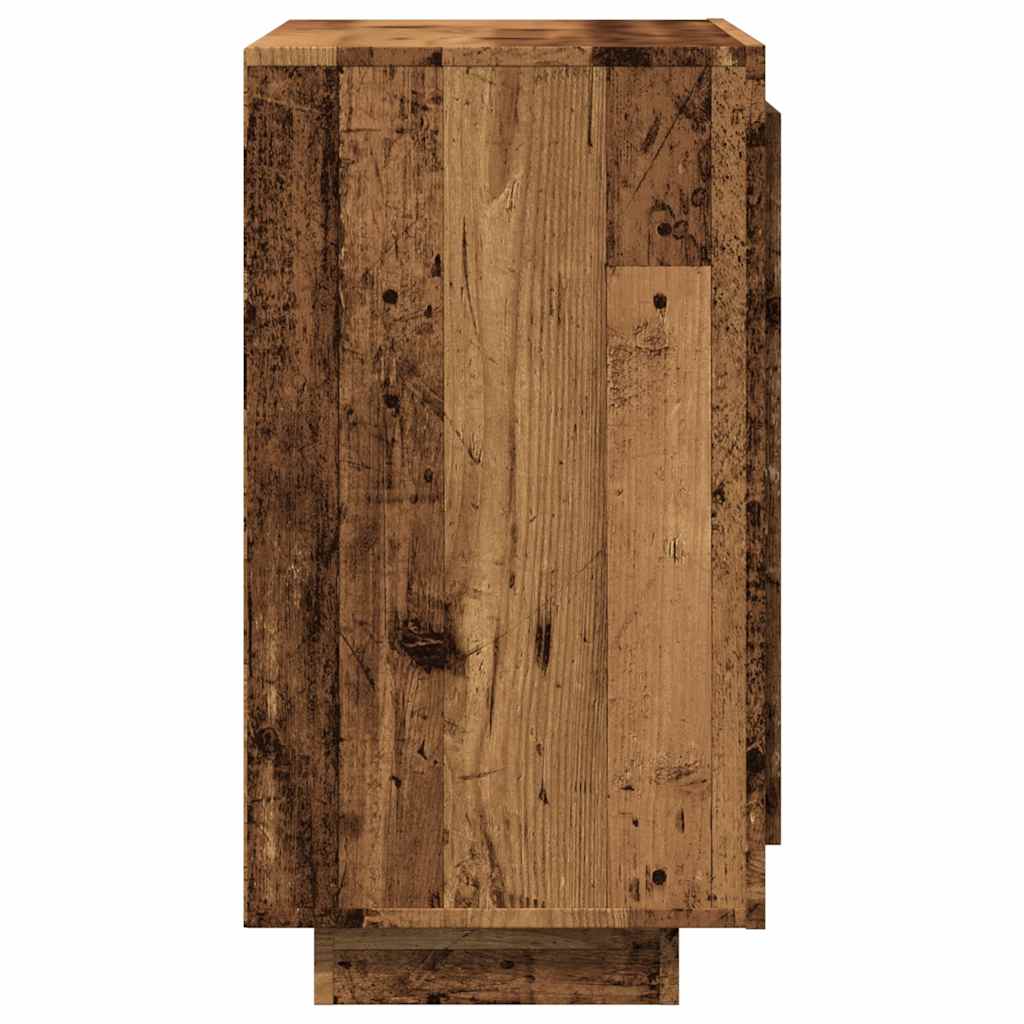 Skjenk gammelt tre 80x40x75 cm konstruert tre