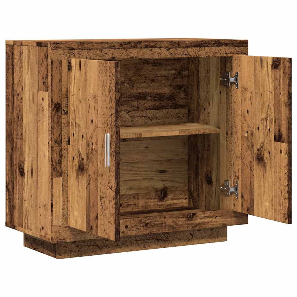 Skjenk gammelt tre 80x40x75 cm konstruert tre
