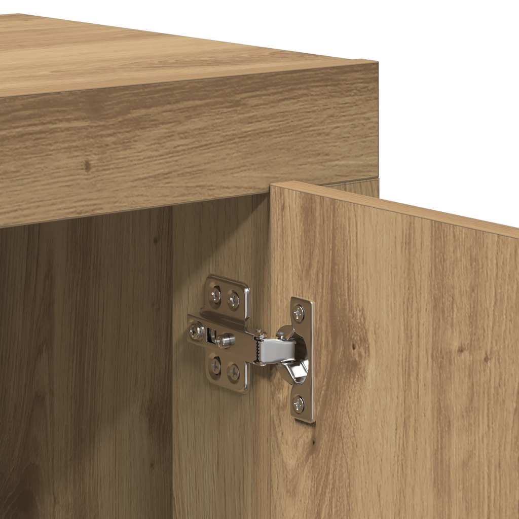 Skjenk artisan eik 92x35x75 cm konstruert tre