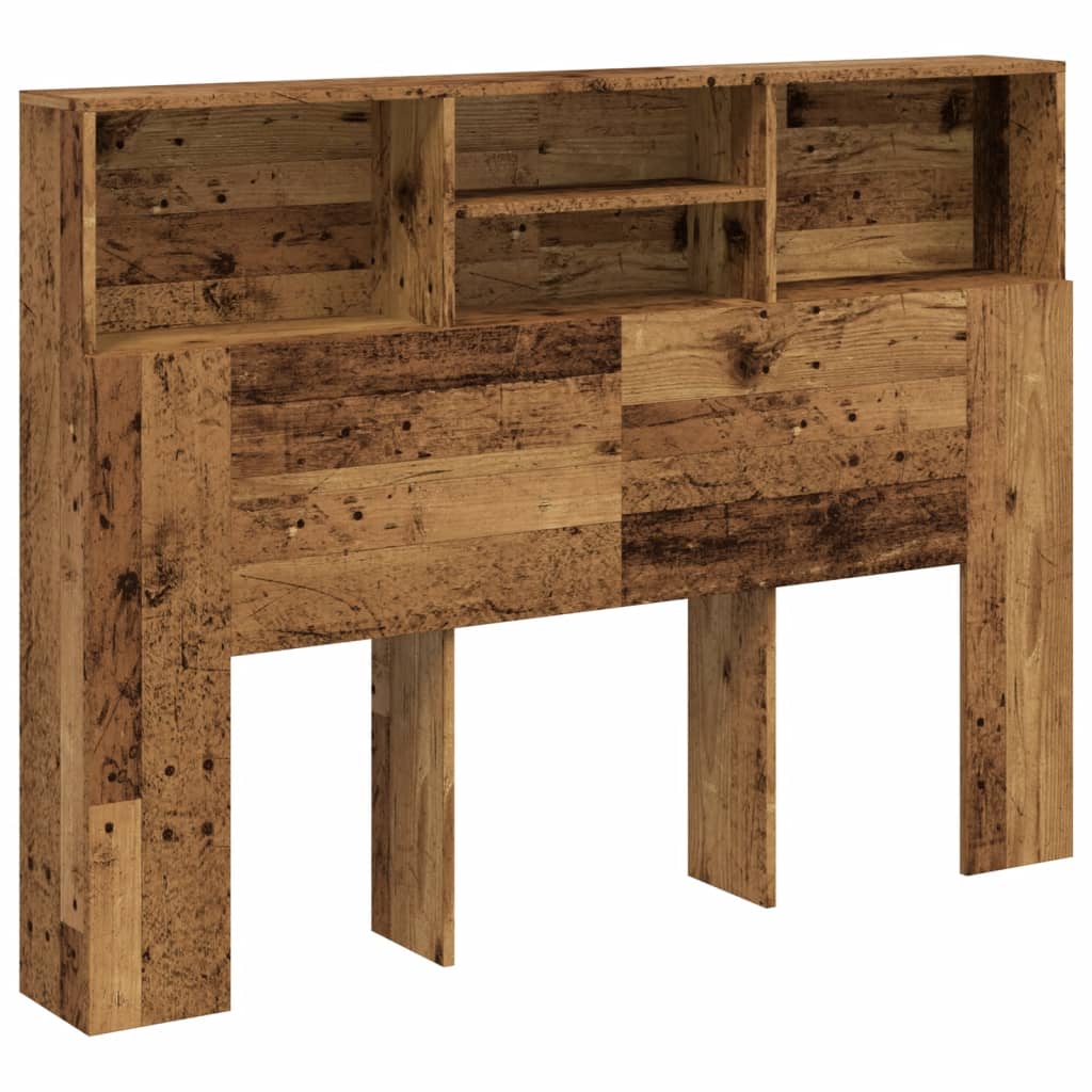 Sengegavlskap gammelt tre 140x19x103,5 cm