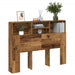 Sengegavlskap gammelt tre 140x19x103,5 cm