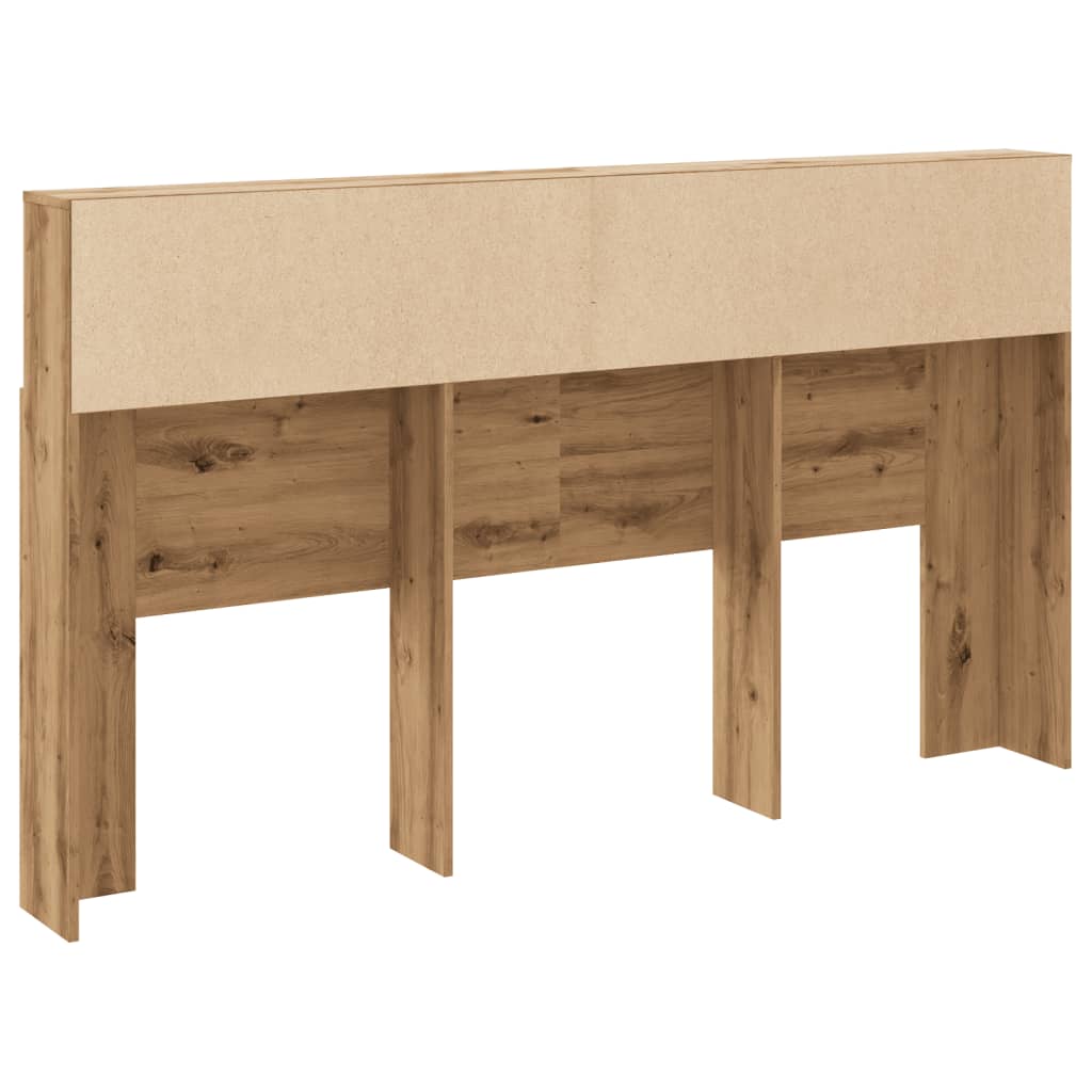 Sengegavlskap håndverkseik 180x19x103,5 cm konstruert tre