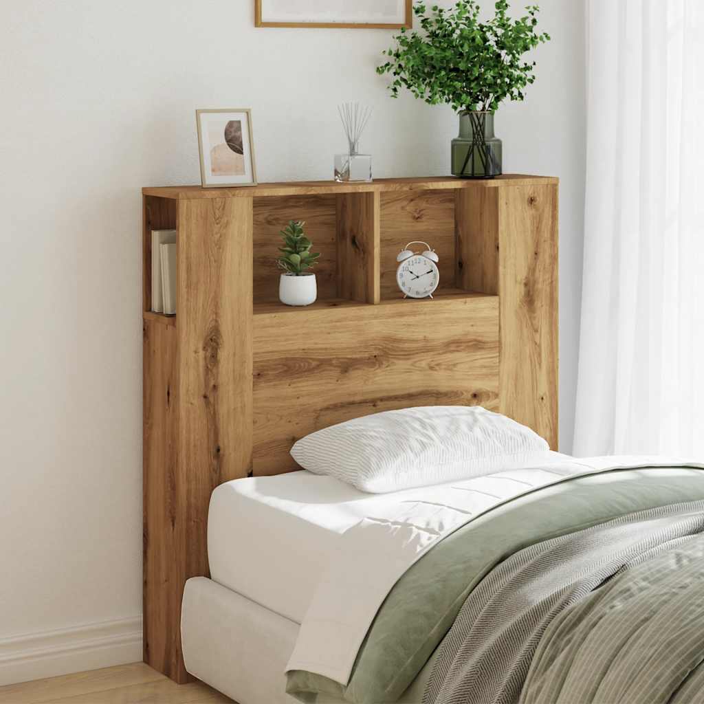 Hodegavl med hylle artisan eik 100x18,5x102,5 cm konstruert tre