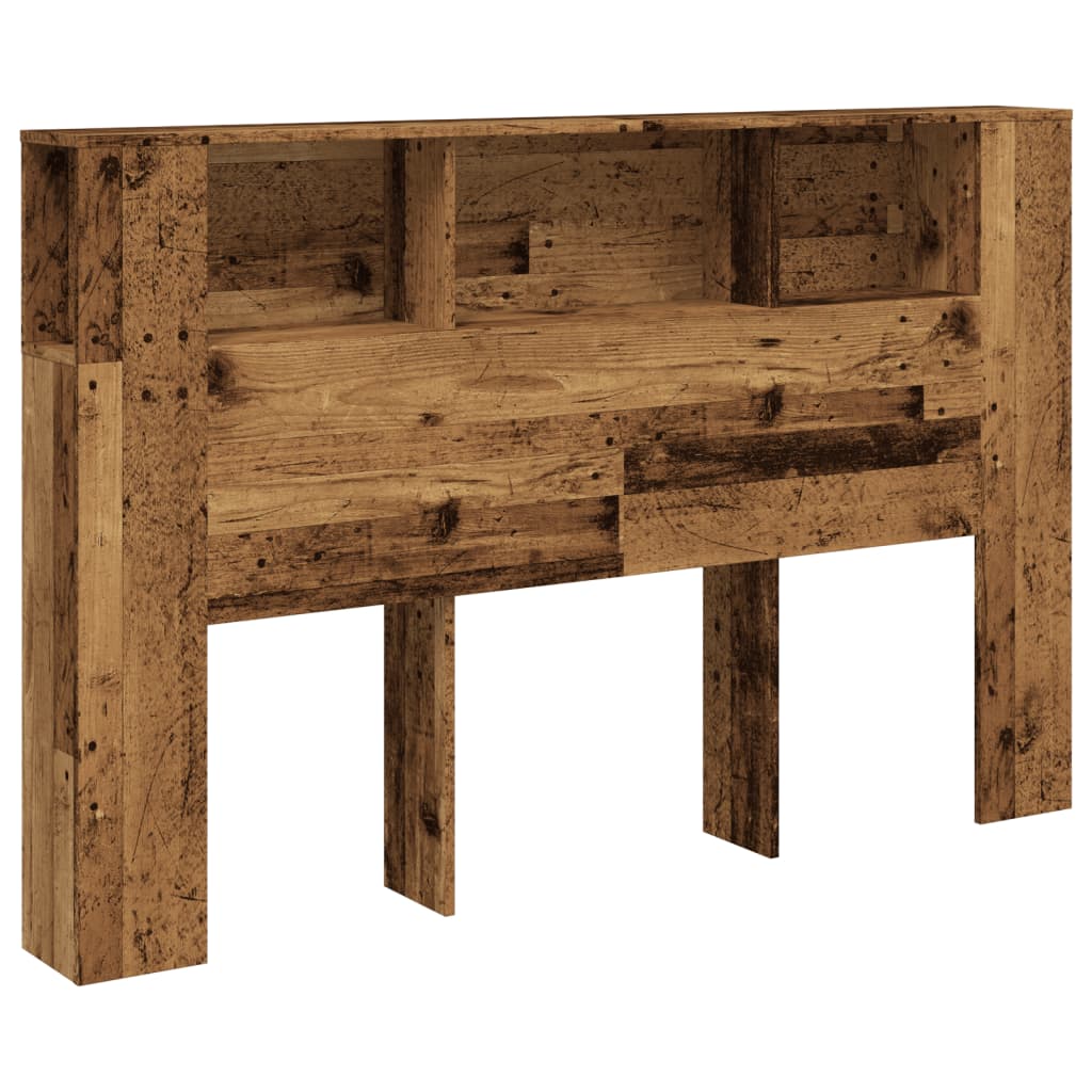 Hodegavl med hyller gammelt tre 160x18,5x103,5cm konstruert tre