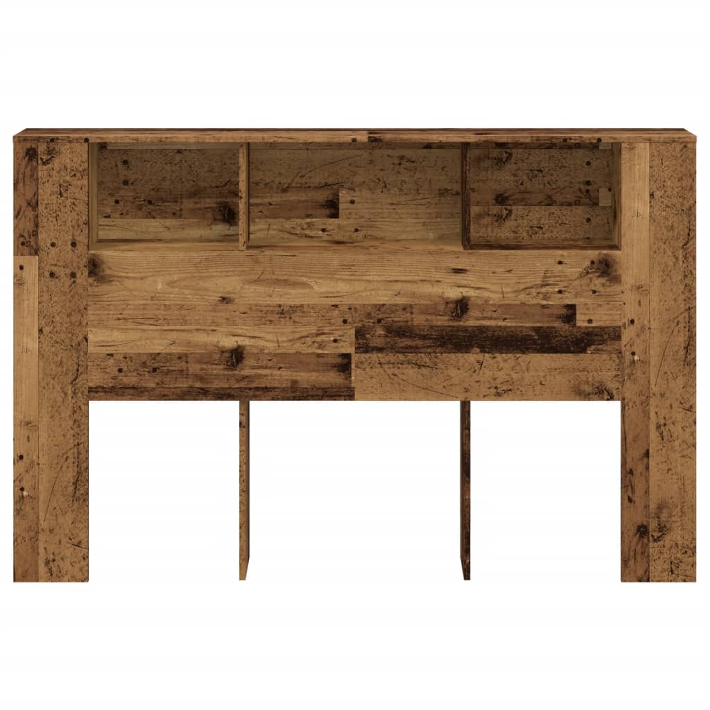 Hodegavl med hyller gammelt tre 160x18,5x103,5cm konstruert tre