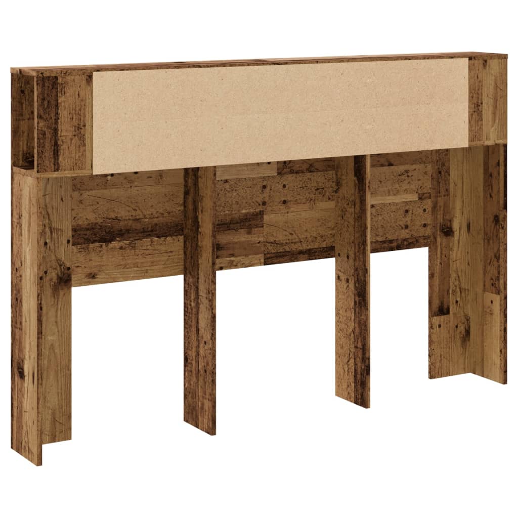 Hodegavl med hyller gammelt tre 160x18,5x103,5cm konstruert tre