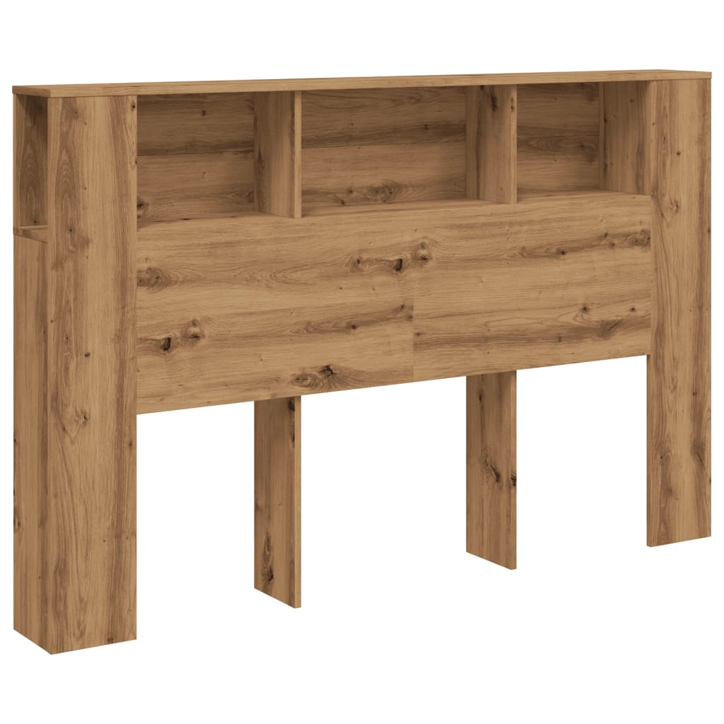 Sengegavlskap håndverkseik 160x18,5x103,5 cm konstruert tre