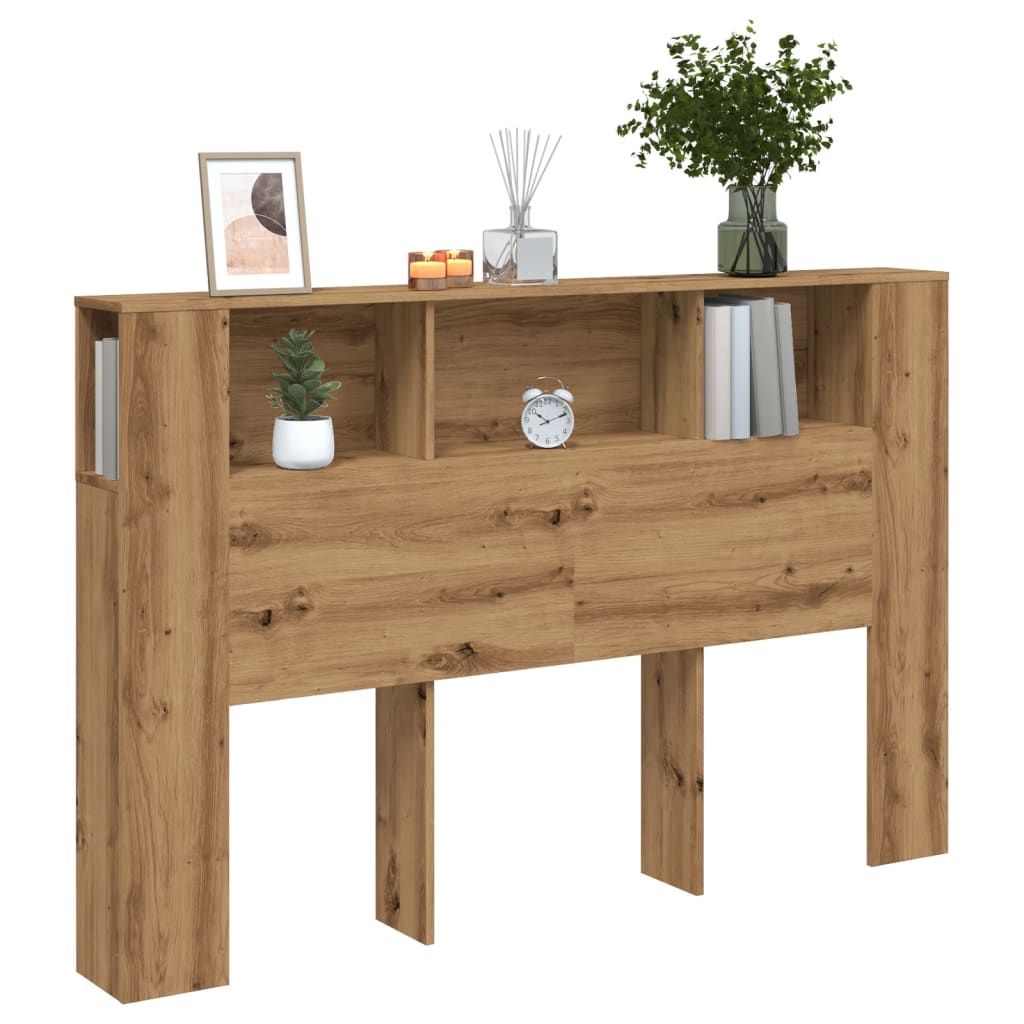 Sengegavlskap håndverkseik 160x18,5x103,5 cm konstruert tre