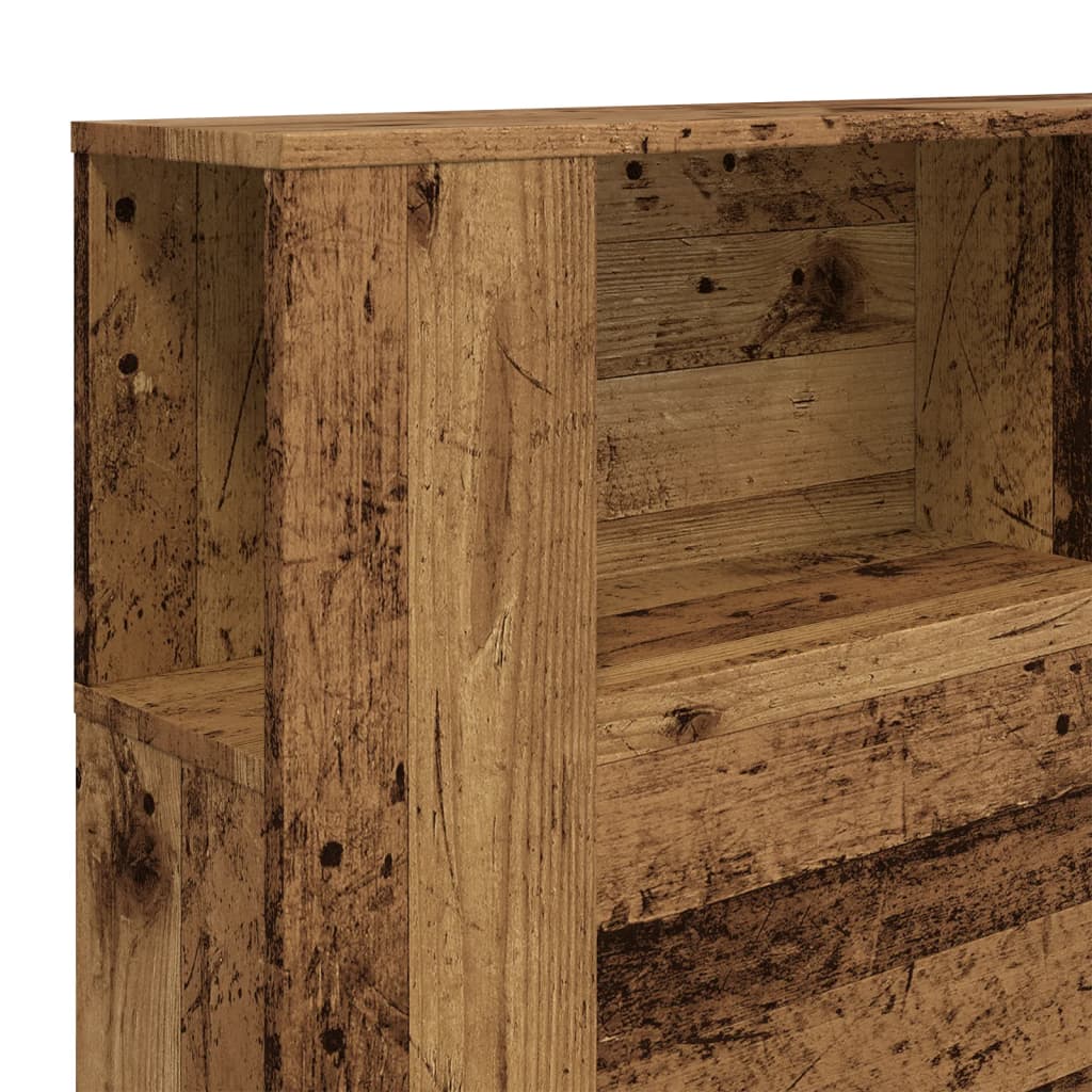 Hodegavl gammelt tre 180x18,5x102,5 cm konstruert tre