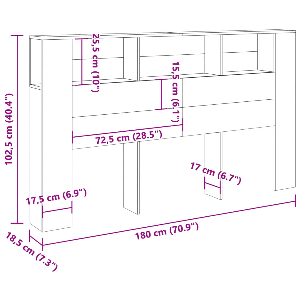 Hodegavl gammelt tre 180x18,5x102,5 cm konstruert tre