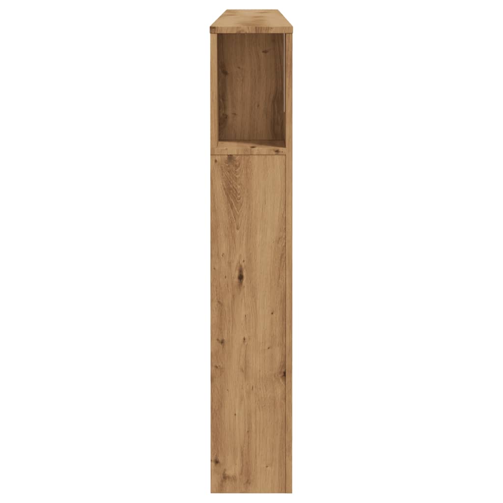 Hodegavl med hyller artisan eik 200x19x103,5 cm konstruert tre